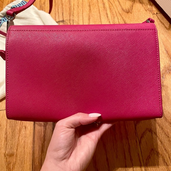 Tory Burch Bags Tory Burch York Combo Crossbody Bag In Hot Pink